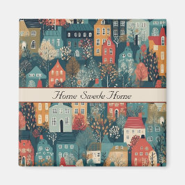 Íman Cozy Hygge Village Nordic Folart, costume