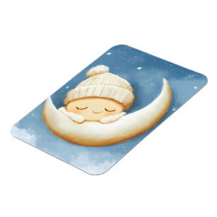 Íman Cozy Knit Nap Cresent Moon