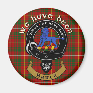 Íman Crachá Bruce Clan e Tartan