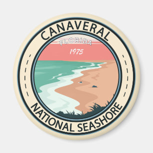 Íman Crachá Canaveral Nacional do Mar da Flórida