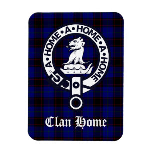 Íman Crachá Clan Home Crest e Tartan