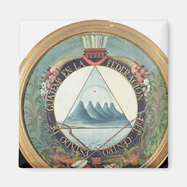 Íman Crachá da Federação da Guatemala (Frente)