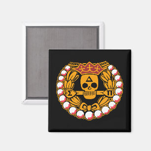 Íman Crachá de Caveira da Delta Sigma Pi