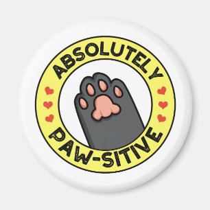 Íman Crachá De Pata Absolutamente Pawsitivo