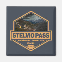 Crachá de Viagem de Arte Stelvio Pass Passo Dello 