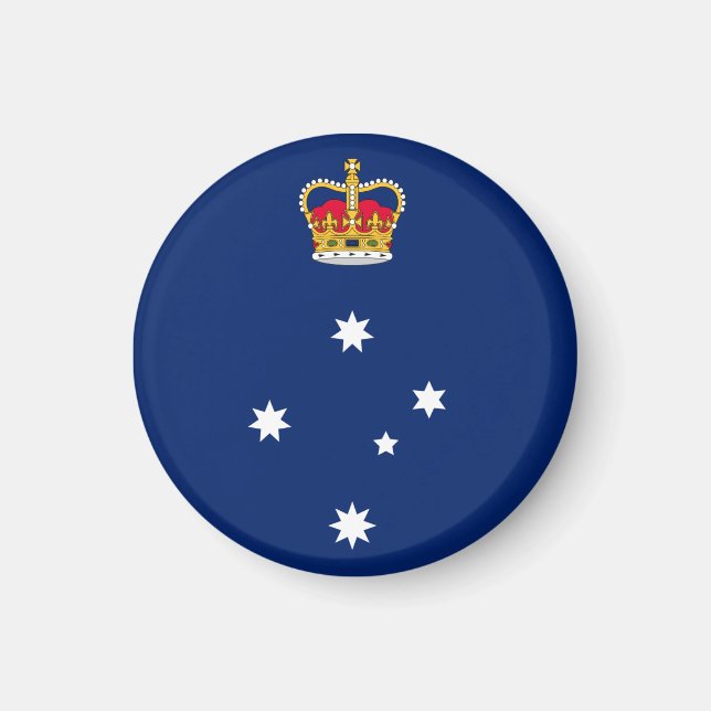 Íman Crachá do estado Victoria - AUSTRÁLIA (Frente)