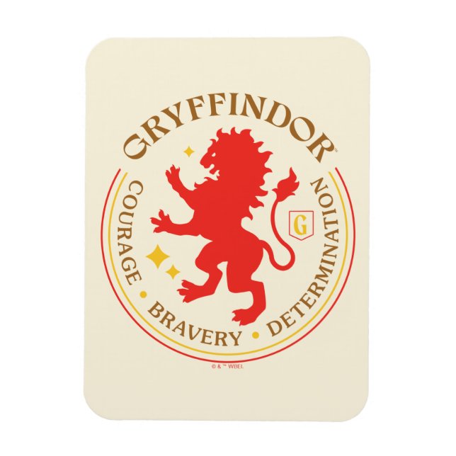 Íman CRACHÁ GRYFFINDOR™ Red Lion House (Vertical)
