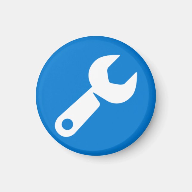 Íman Crachá Magnet - Chave inglesa (Frente)