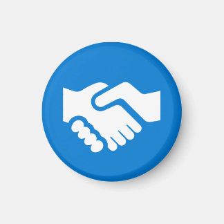 Íman Crachá Magnet - handshake