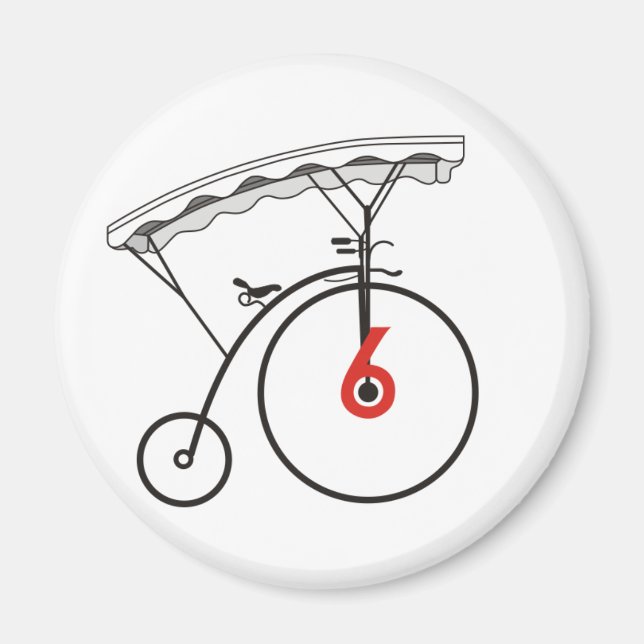 Íman Crachá número 6 (Frente)