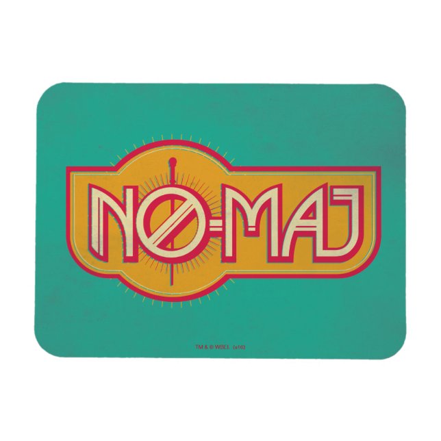 Íman Crachá Red & Yellow NO-MAJ™ (Horizontal)