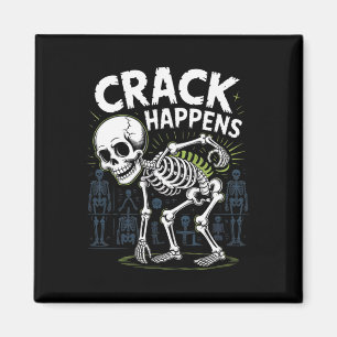 Íman Crack Ocorre Engraçado Osteopath Spine Halloween