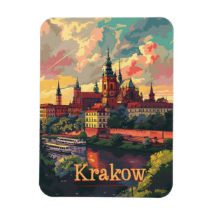 Íman Cracóvia vintage