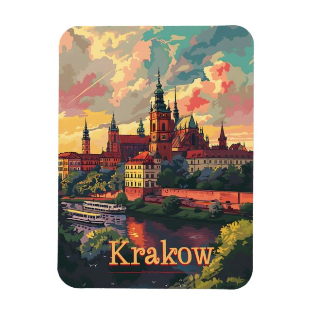 Íman Cracóvia vintage (Vertical)