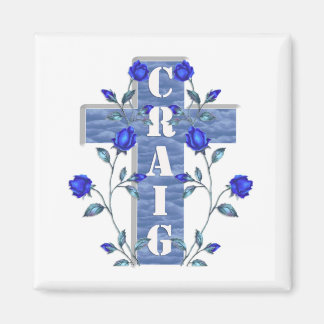 Íman Craig Blue Cross Magnet