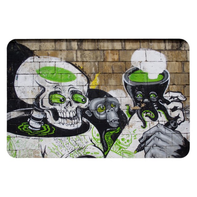 Íman Crânio Amazado (Horizontal)