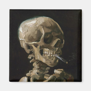 Íman Crânio com o cigarro queimado Vincent van Gogh Ar