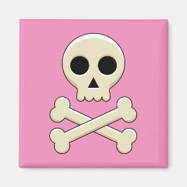 Íman Crânio com Ossos