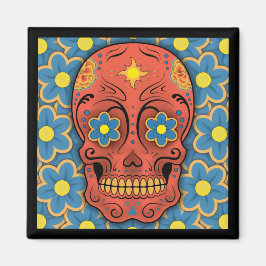 Íman Crânio de Açúcar - Dia dos Mortos (Dúvidas Azuis)
