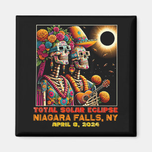 Íman Crânio de Açúcar Eclipse Solar Total Niagara Falls