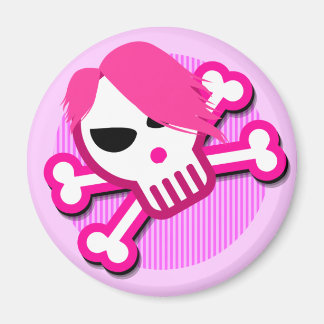 Íman Crânio de Emo em ímã