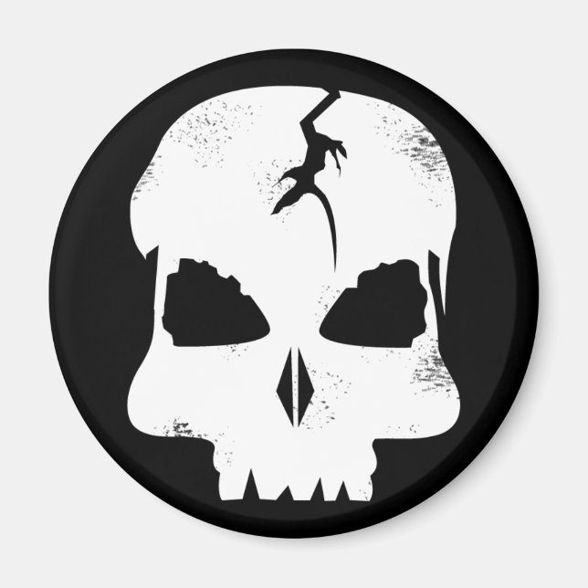 Íman Crânio duro Magnet do Capitão Jack (Frente)