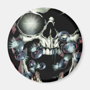 Íman Crânio e anéis - cor