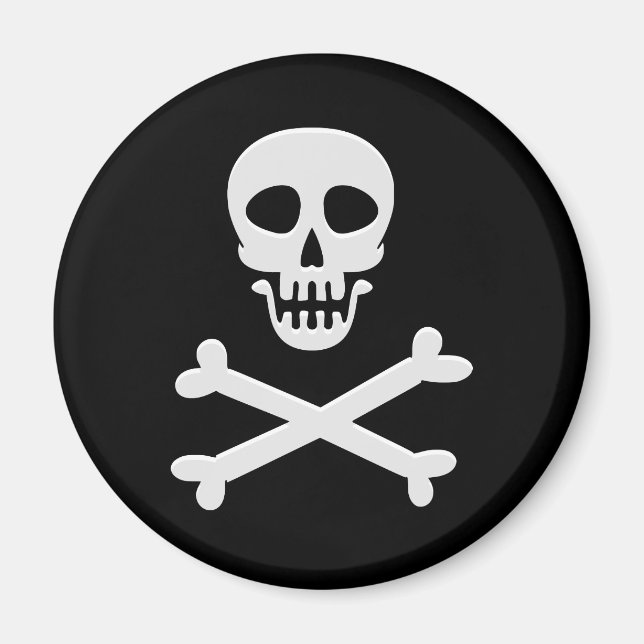 Íman Crânio e Crossbones (Frente)