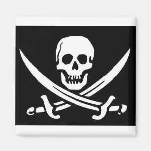 Íman Crânio e espadas do pirata