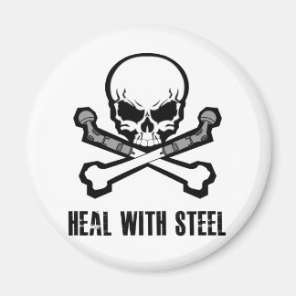 Íman Crânio e ossos cruzados