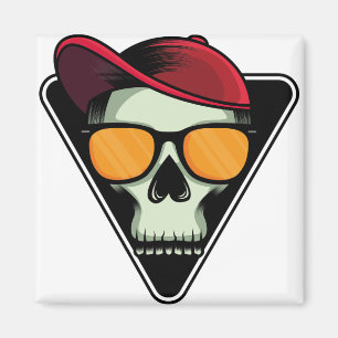 Íman Crânio feliz de halloween