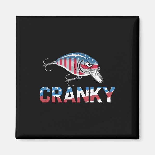 Íman Cranky Usa Crankit Pesca Dia dos Pais  (Frente)