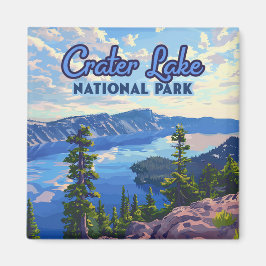 Íman Crater Lake National Park Oregon Retro