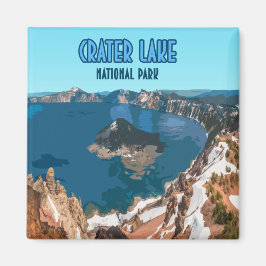 Íman Crater Lake National Park Oregon Vintage