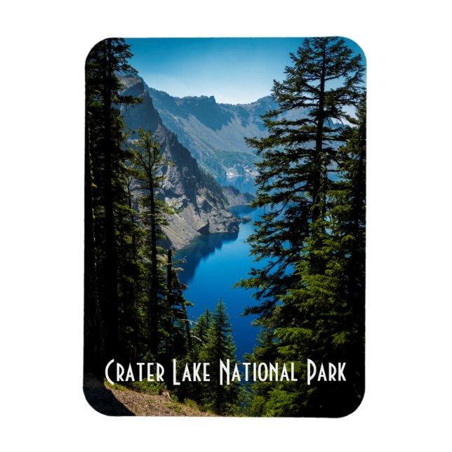 Íman Crater Lake National Park Scenic Mountain Photo (Vertical)