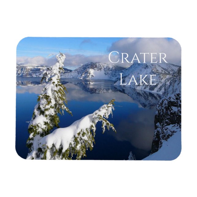Íman Crater Lake, Winter, National Park, Oregon (Horizontal)
