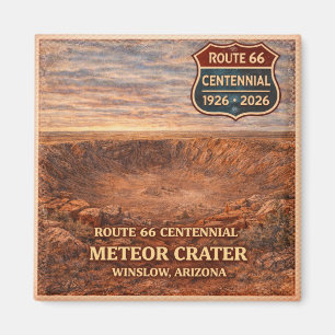 Íman Cratera do Meteoro Winslow Arizona Centenário