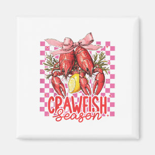 Íman Crawfish Season Crawfish Boil Lagosta Cajun Men Wo