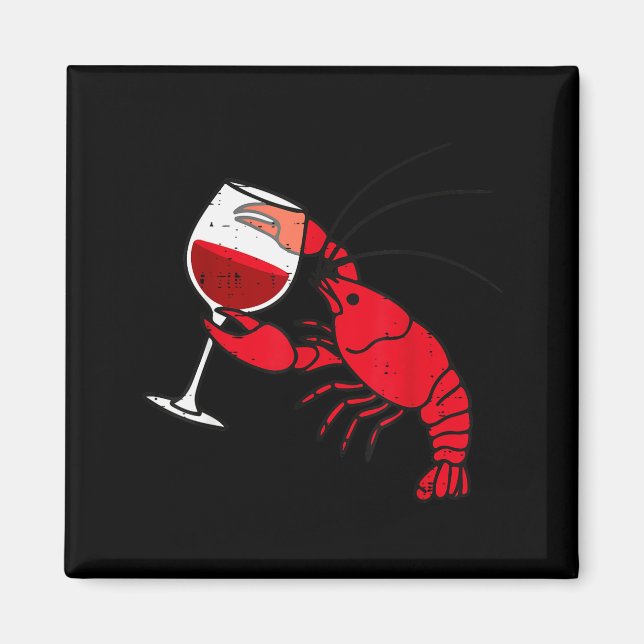 Íman Crayfish Boil Party Funny Crawfish Lobster Seafood (Frente)