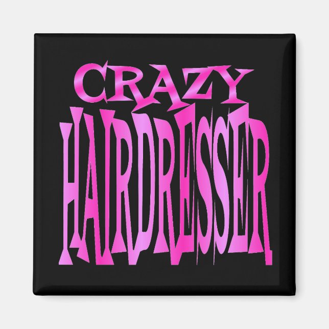 Íman Crazy Hairdresser (Frente)