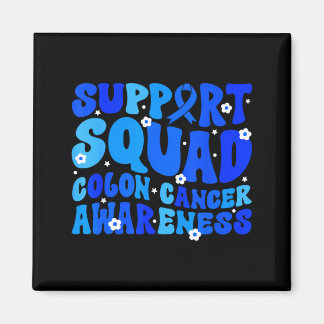 Íman Crc colon cancer awareness support squad blue