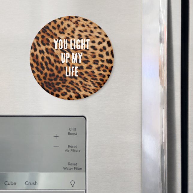Íman Cream Brown Leopardo Print (In Situ (Fridge))