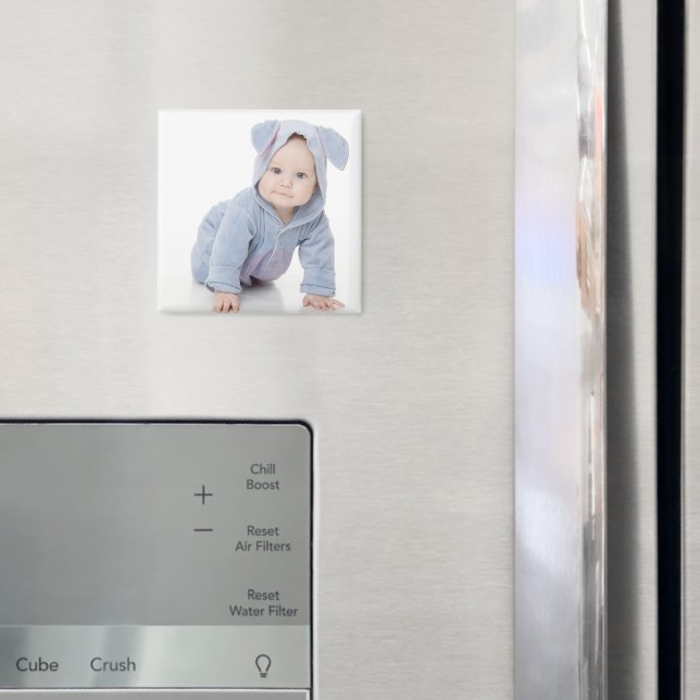 Íman Create Your Own Custom Kids Children Photo Modern (In Situ (Fridge))