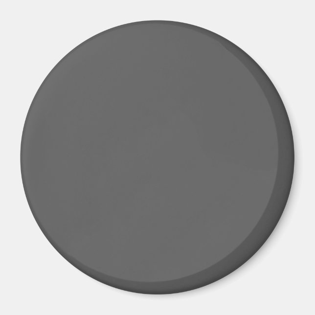 Íman Create Your Own dark gray Custom Design (Frente)