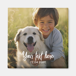 Íman Create your own Text and Photo 