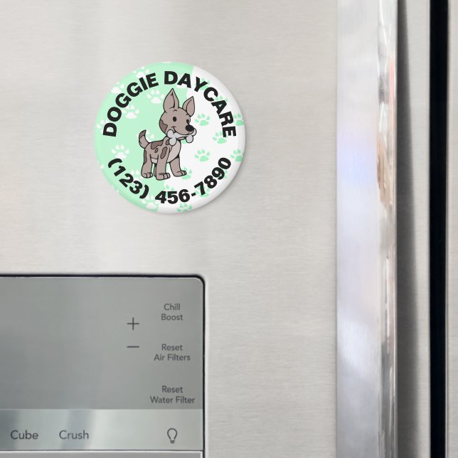 Íman Creche Canine com Pegada de Pata Fofa (In Situ (Fridge))