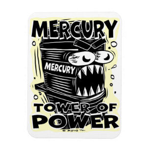 Íman Creekrat Mercury Tower of Power Magnet