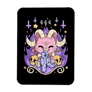 Íman Creepy Kawaii Chibi Horror Cute Creepy Gótico