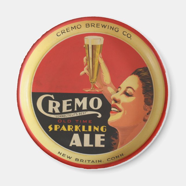 Íman Cremo Brewing Co. Magnet Ale Espontado (Frente)