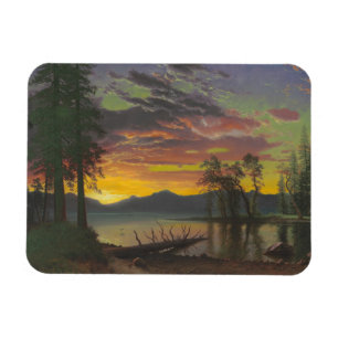 Íman Crepúsculo, Lake Tahoe, c.1870s (óleo em canvas)